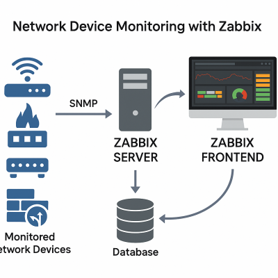 Netzwerkgeräte-Monitoring mit Zabbix: Transparenz, Stabilität und Kontrolle in Echtzeit